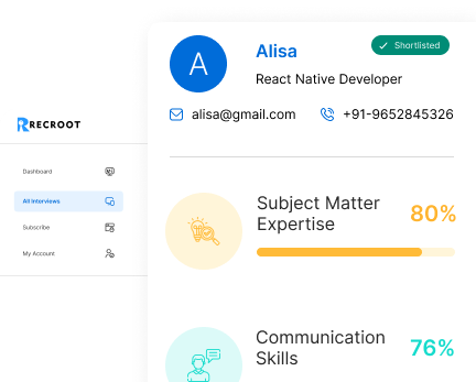 Subject Matter Expertise on Recroot Icon