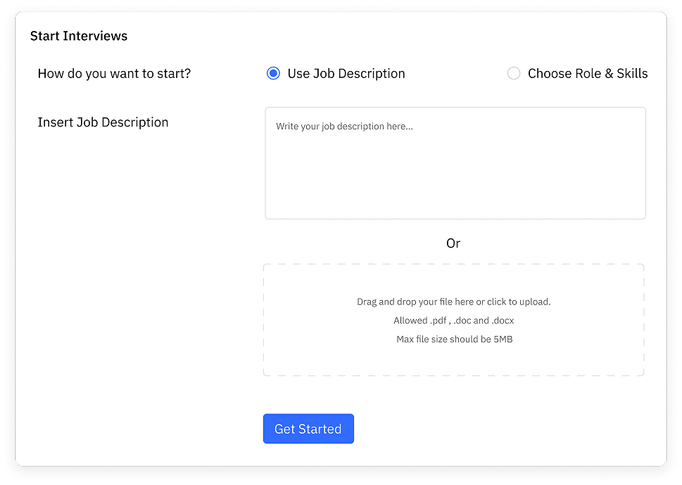 Rec Create Interviews AI Interview Practice for Candidates | Recroot LEA | Recroot